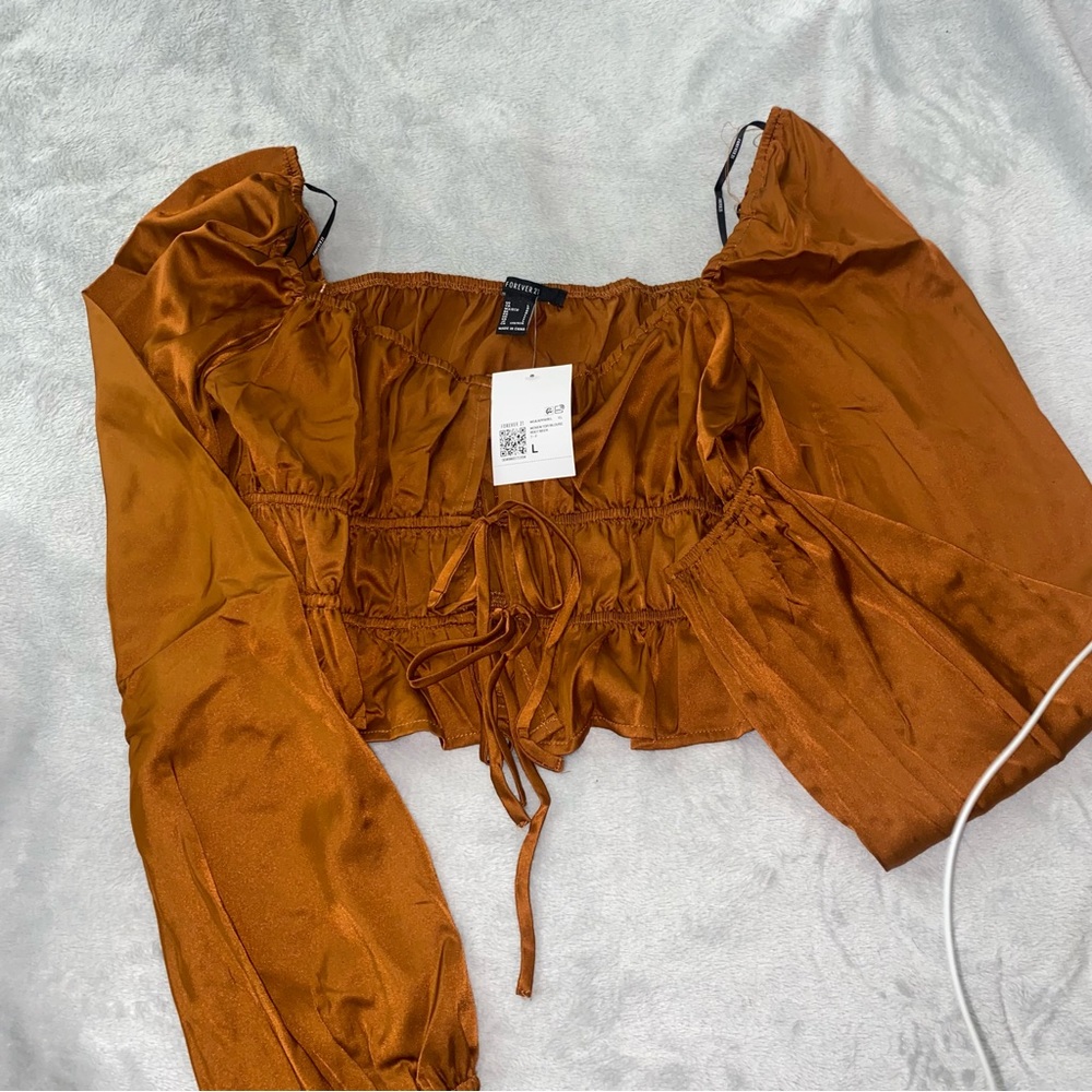 F21 Satin top